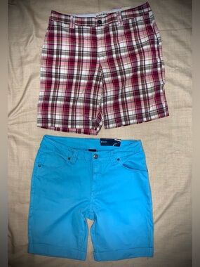 Faded Glory & GH Bass Women’s Bermuda Shorts Bundle – Size 12 – NWT